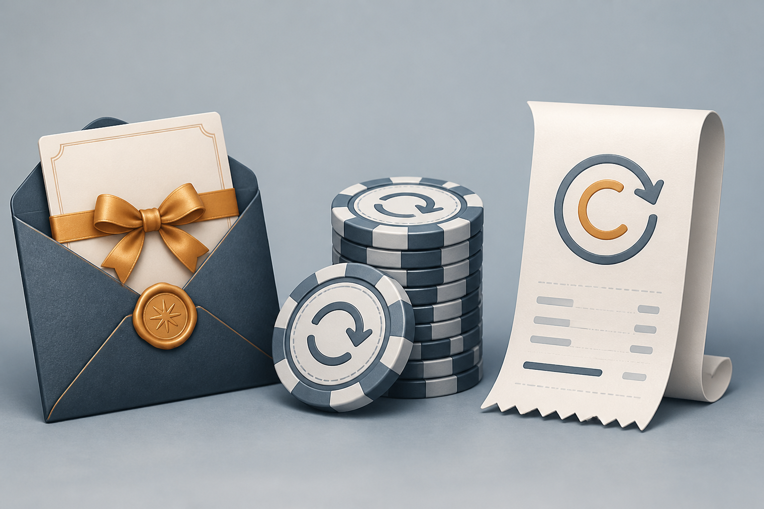 Match, spins and cashback as distinct structures